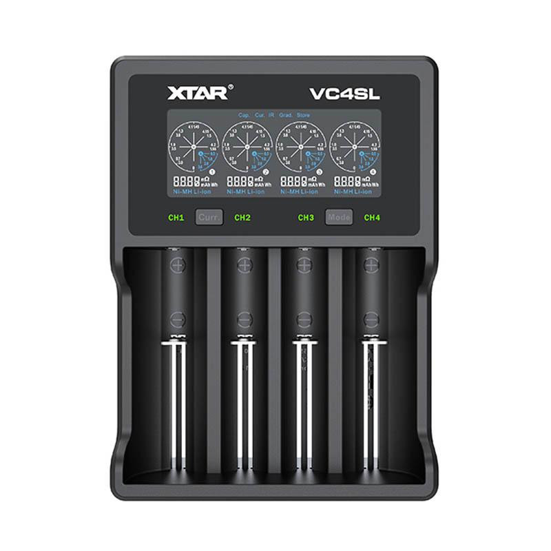 Ładowarka do akumulatorów cylindrycznych Li-ion / Ni-MH AA / AAA / 18650 Xtar VC4SL