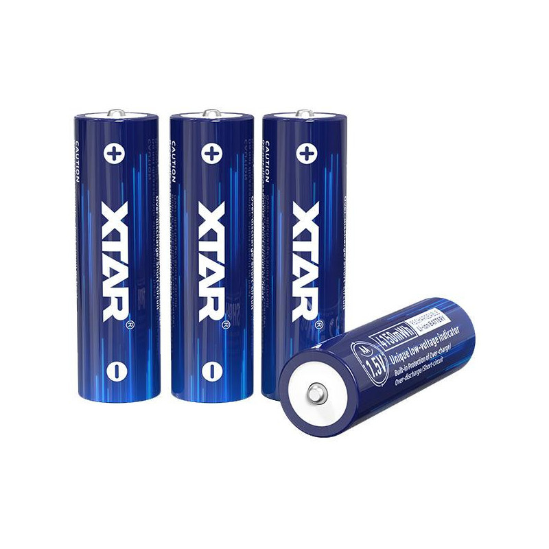 Akumulatorki R06 / AA 1,5V Xtar 2500mAh (box 4 szt.) z zabezpieczeniem
