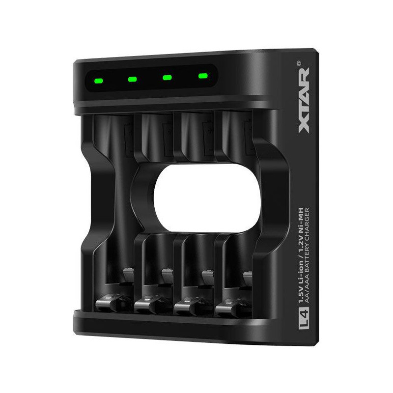 Ładowarka do akumulatorów R03 / AAA oraz R6 / AA Li-ion 1,5V / NiMH Xtar L4