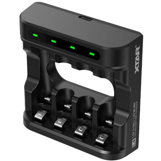 Ładowarka do akumulatorów R03 / AAA oraz R6 / AA Li-ion 1,5V / NiMH Xtar L4