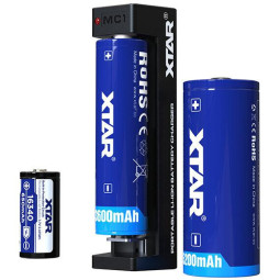 Ładowarka do akumulatorów cylindrycznych Li-ion Xtar MC1 USB-C