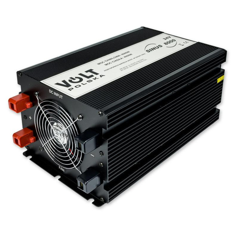 PRZETWORNICA VOLT POLSKA SINUS 8000 24V / 230V 4000/8000W