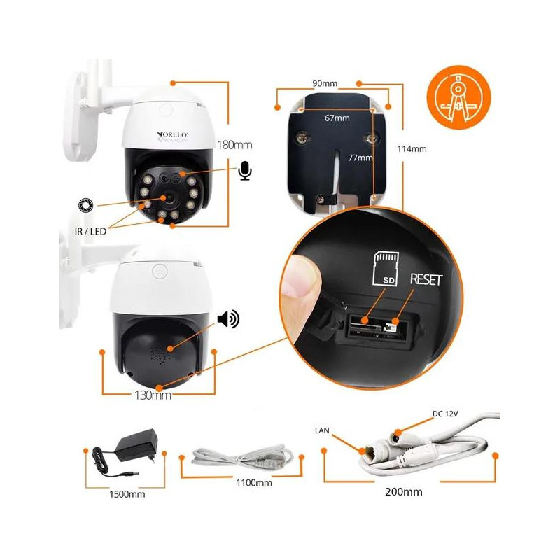 Kamera IP Orllo Z20 4K WiFi