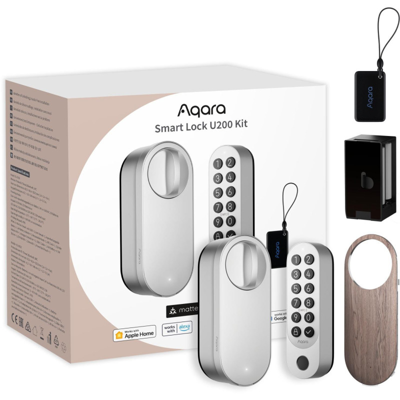 Aqara Smart Lock U200 Kit Srebrny