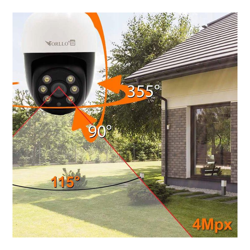 Kamera IP Orllo TZ2 PRO 4Mpx