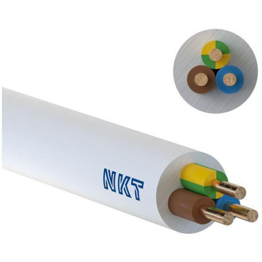 Przewód NKT YDY 3x2,5 żo 450/750V /100m/