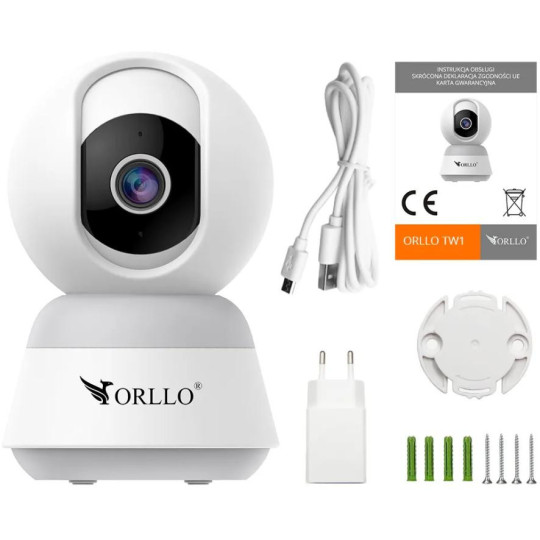 Kamera IP Orllo TW1 wewnętrzna 4K Tuya Wi-Fi