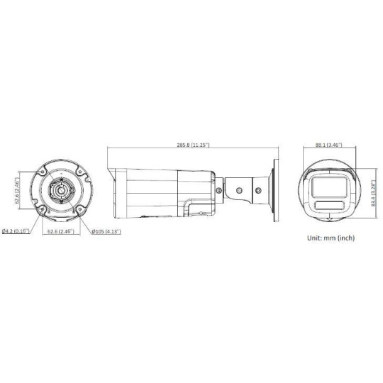 KAMERA IP HIKVISION DS-2CD1643G2-LIZU/SL 2.8-12mm PL