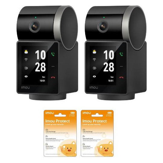 Zestaw 2 kamer IP Imou REX VT PRO bateryjna 5MP z chmurami Imou Protect