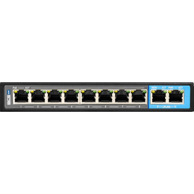 SWITCH POE dla 8 kamer IP BCS-B-SP0802G