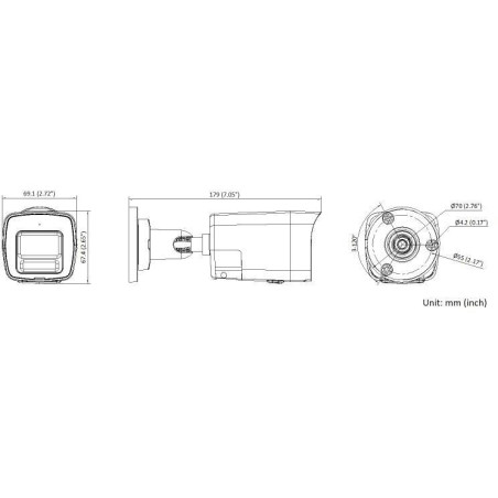KAMERA IP HIKVISION DS-2CD1067G2H-LIUF/SL 2.8mm PL