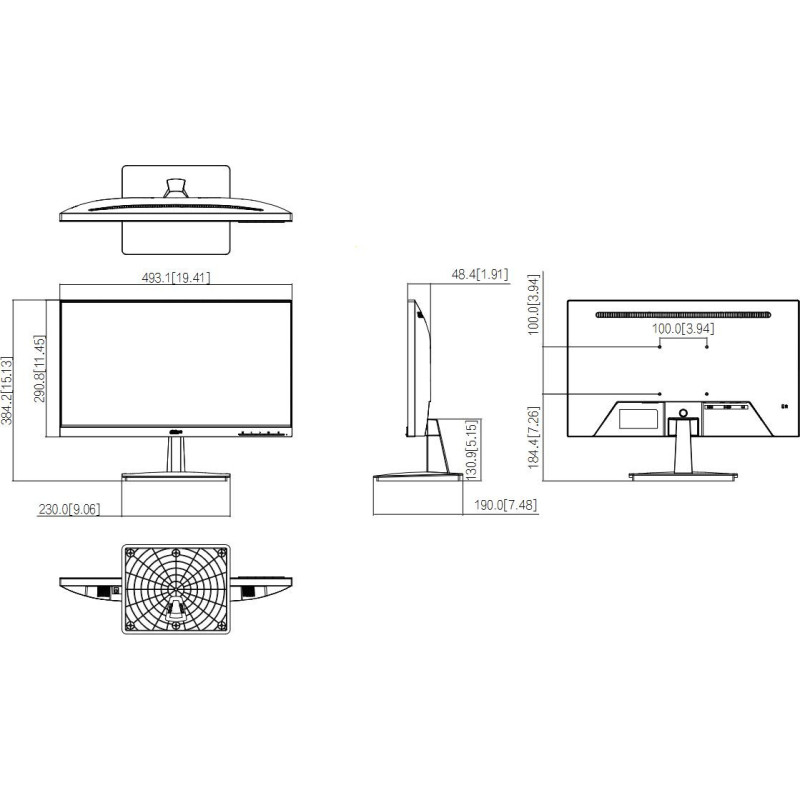 Monitor 22" Dahua LM22-L200N