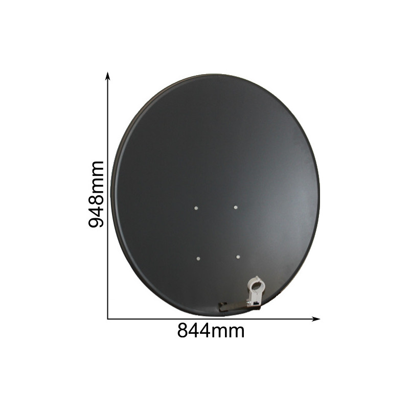CZASZA ANTENA 90 CM CIEMNA (COR-900SAE-C); 8883
