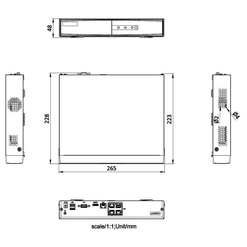 Rejestrator IP HIKVISION DS-7104NI-Q1/4P/M(D) PL