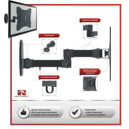 Uchwyt TV FLEXI TWIN 17-42