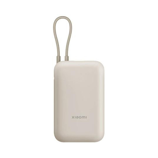 Powerbank Xiaomi 10000mAh z Wbudowanym Kablem USB-C Tan