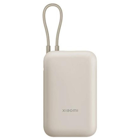 Powerbank Xiaomi 10000mAh z Wbudowanym Kablem USB-C Tan
