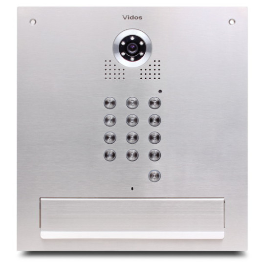 Skrzynka na listy Vidos z monitorem M670W-S2/S561D-SK