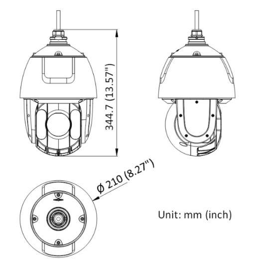 KAMERA IP PTZ HIKVISION DS-2DE5425IW-AE (T5) PL