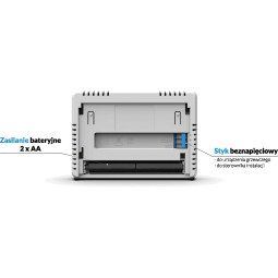 Przewodowy regulator pokojowy biały T-4.1 Tech sterowniki