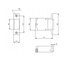 ZACZEP ELEKTRA R1 SZEROKI; 8968