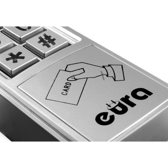 ZAMEK SZYFROWY ''EURA'' AC-30C7 (2 wyjścia, natynk, karta zbliżeniowa)