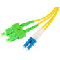 PATCHCORD ŚWIATŁOWODOWY SM DUPLEX 9/125, SC/APC-LC/UPC 1m
