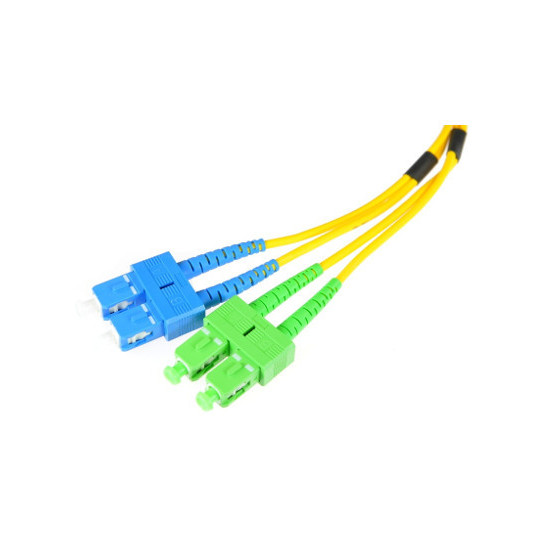 PATCHCORD ŚWIATŁOWODOWY SM SC/UPC-SC/APC DUPLEX 3m
