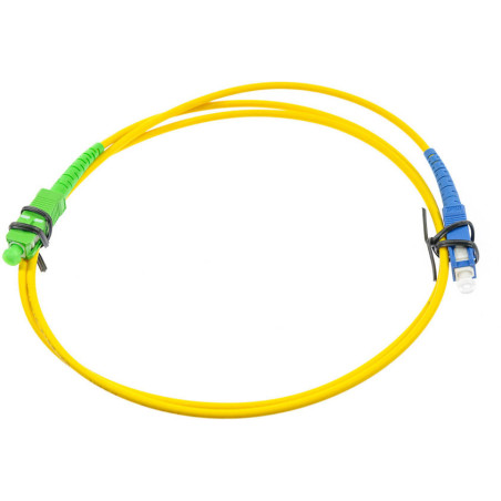 PATCHCORD ŚWIATŁOWODOWY SM SC/UPC-SC/APC SIMPLEX 1m