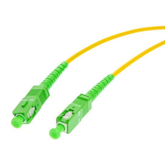 PATCHCORD ŚWIATŁOWODOWY SM 3M SIMPLEX 9/125, SC/APC-SC/APC 3MM