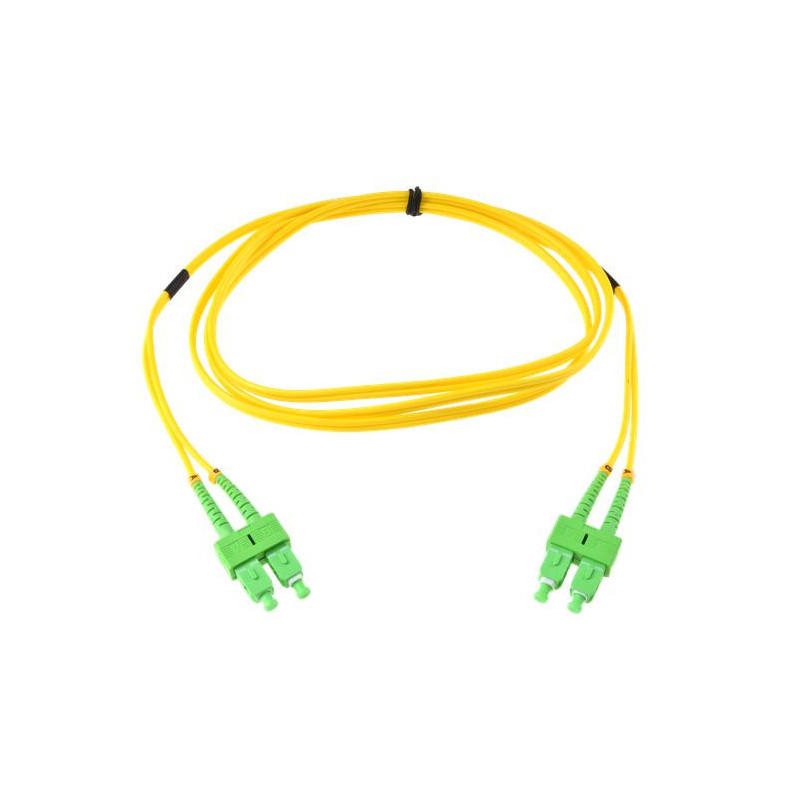 PATCHCORD ŚWIATŁOWODOWY SM 1,5M DUPLEX 9/125, SC/APC-SC/APC