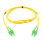 PATCHCORD ŚWIATŁOWODOWY SM 1,5M DUPLEX 9/125, SC/APC-SC/APC