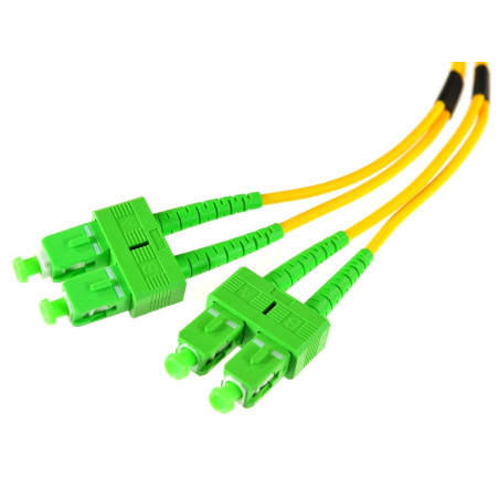 PATCHCORD ŚWIATŁOWODOWY SM 1,5M DUPLEX 9/125, SC/APC-SC/APC