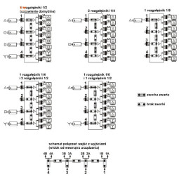 ROZGAŁĘŹNIK WIDEO RV-4/8PR