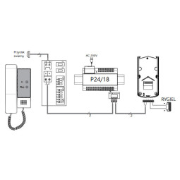 Unifon słuchawkowy VIDOS DUO U1010