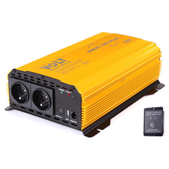 PRZETWORNICA VOLT POLSKA SINUS PLUS 1500 12V / 230V 1000/1500W