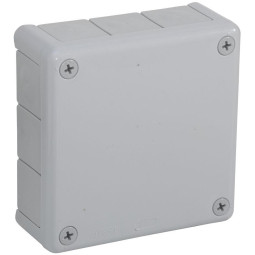 Puszka natynkowa pusta 12 wlotów VIPLAST VP-51 SZARA IP55 118x118x46mm 051-03