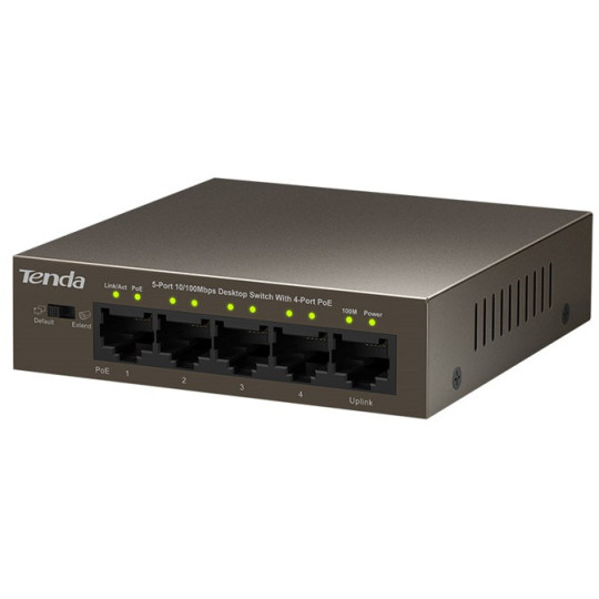 SWITCH POE TENDA TEF1105P-4-63W