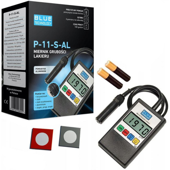Miernik grubości lakieru Blue Technology P-11-S-AL