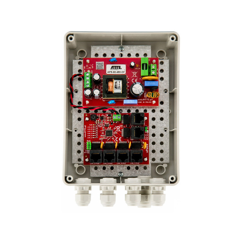 SWITCH 5-PORTOWY POE ATTE IP-5-11-M2