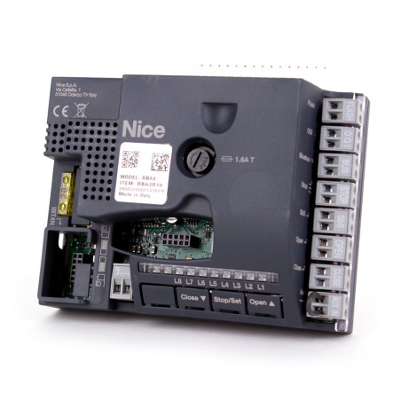 Centrala NICE SPRBA3R10 do ROBUS400/600/1000R10, kompatybilna z RBA3/C