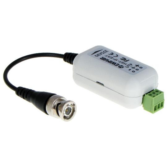 Separator galwaniczny z konwerterem UTP i zabezpieczeniem do AHD, HD-CVI, HD-TVI EWIMAR HST-1F-EXT