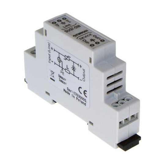 Ogranicznik przepięć 24V AC na szynę DIN EWIMAR SUG-24VAC/DIN