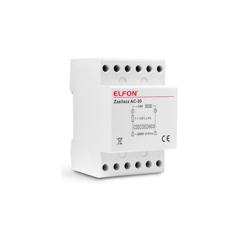 ZASILACZ AC-30 15V 2A ELFON OPTIMA