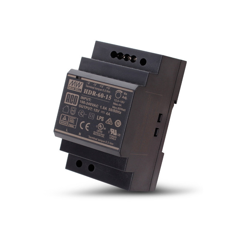 ACO PS-HDR-60-15MA video DIN 13,5-18VDC, 4A;18010