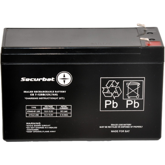 Akumulator AGM SECURBAT 12V 7Ah