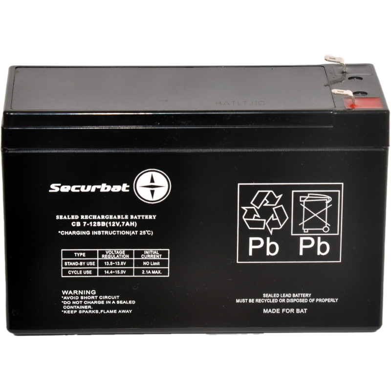 Akumulator AGM SECURBAT 12V 7Ah