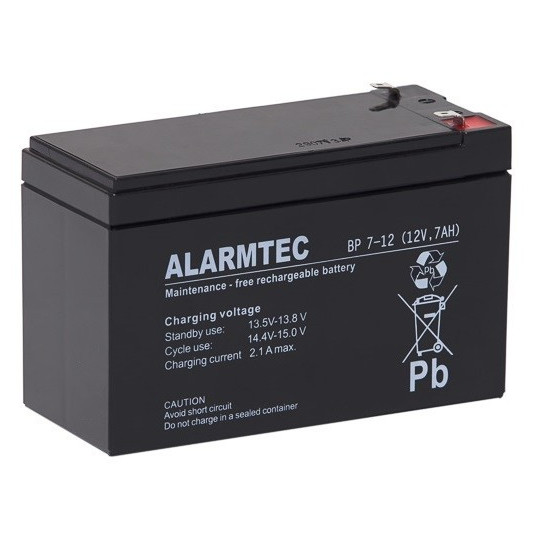 Akumulator AGM ALARMTEC serii BP 12V 7Ah