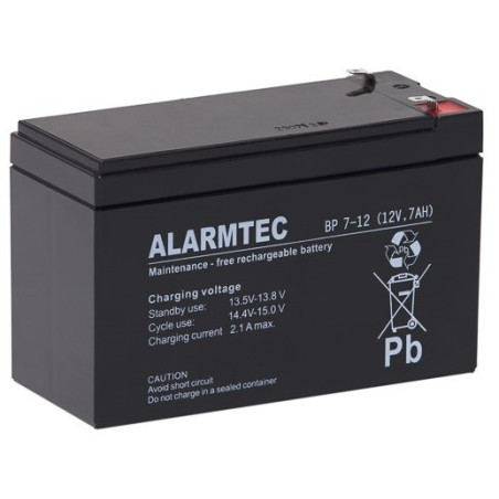 Akumulator AGM ALARMTEC serii BP 12V 7Ah