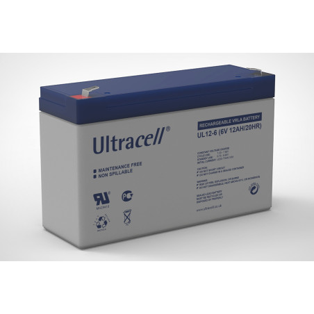 Akumulator AGM ULTRACELL UL 6V 12Ah